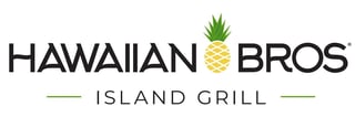 Hawaiian Bros Island Grill logo with pineapple icon and text